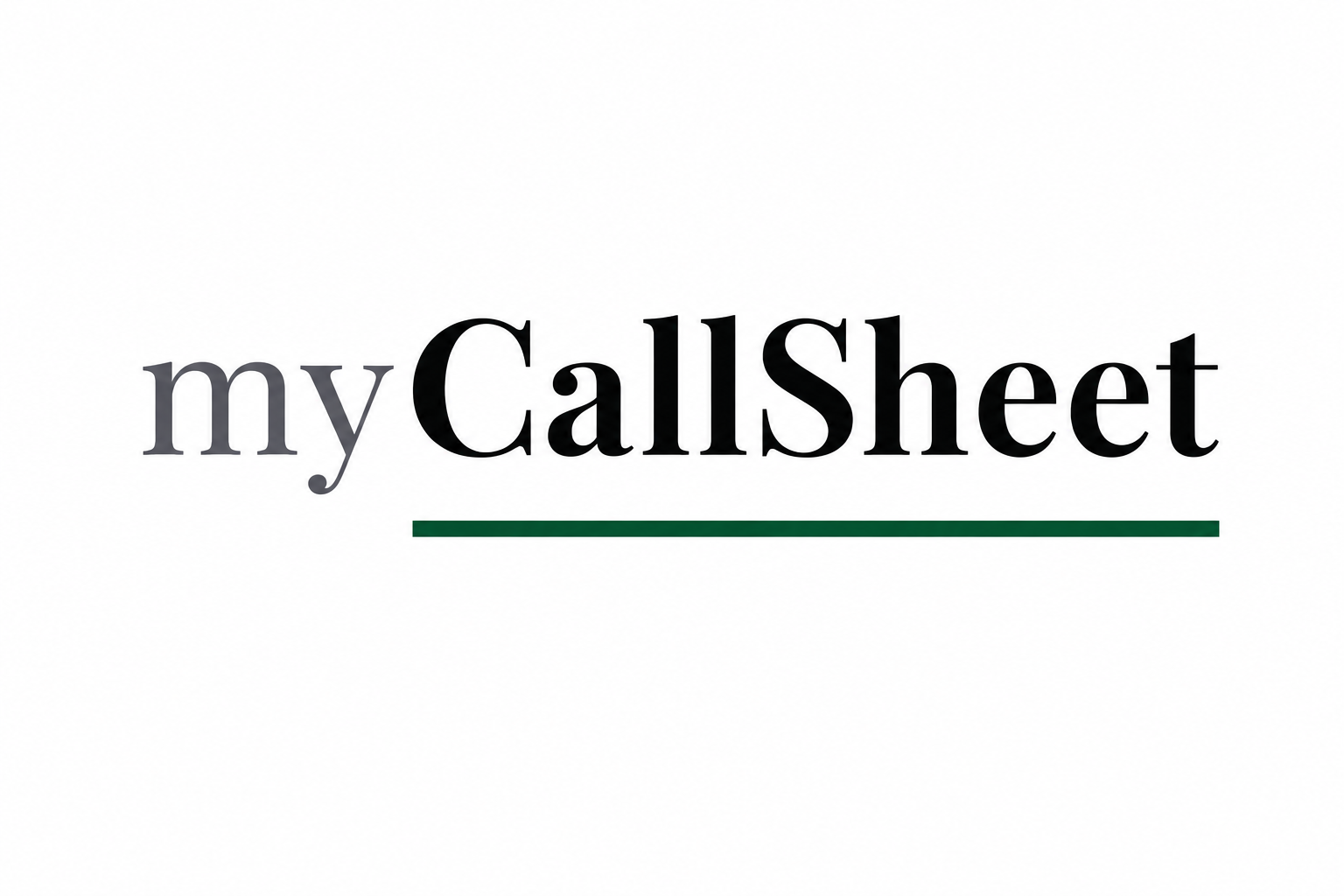 myCallSheet